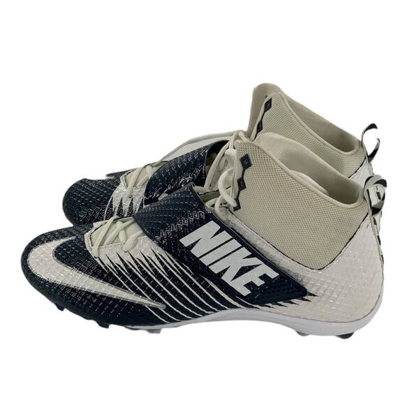 Nike Lunarbeast Strike Pro TD Navy Blue White Football Cleats Men's Size 16 New - Picture 1 of 5